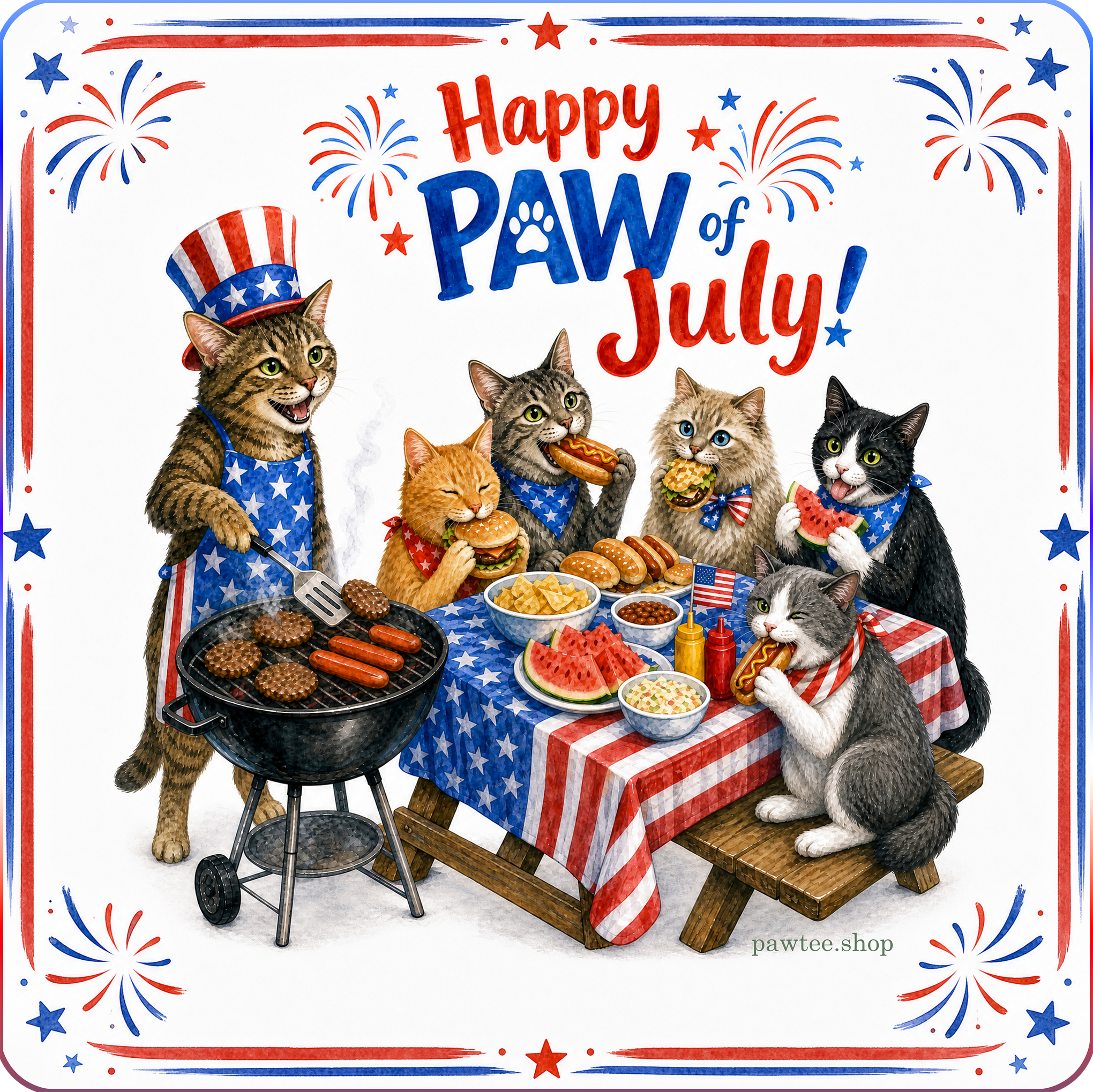 BBQ Feline Style!