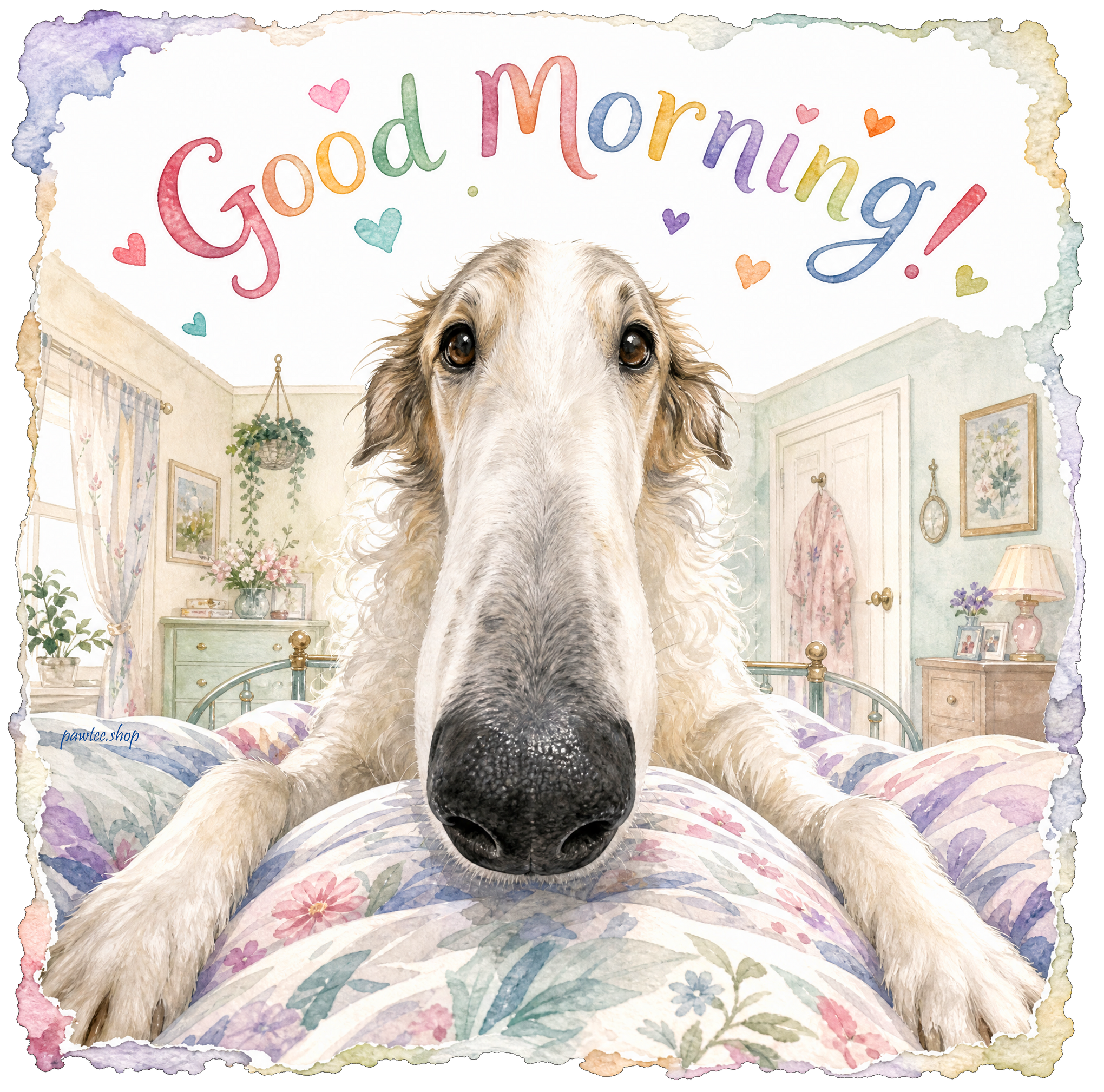 Good Morning! Borzoi