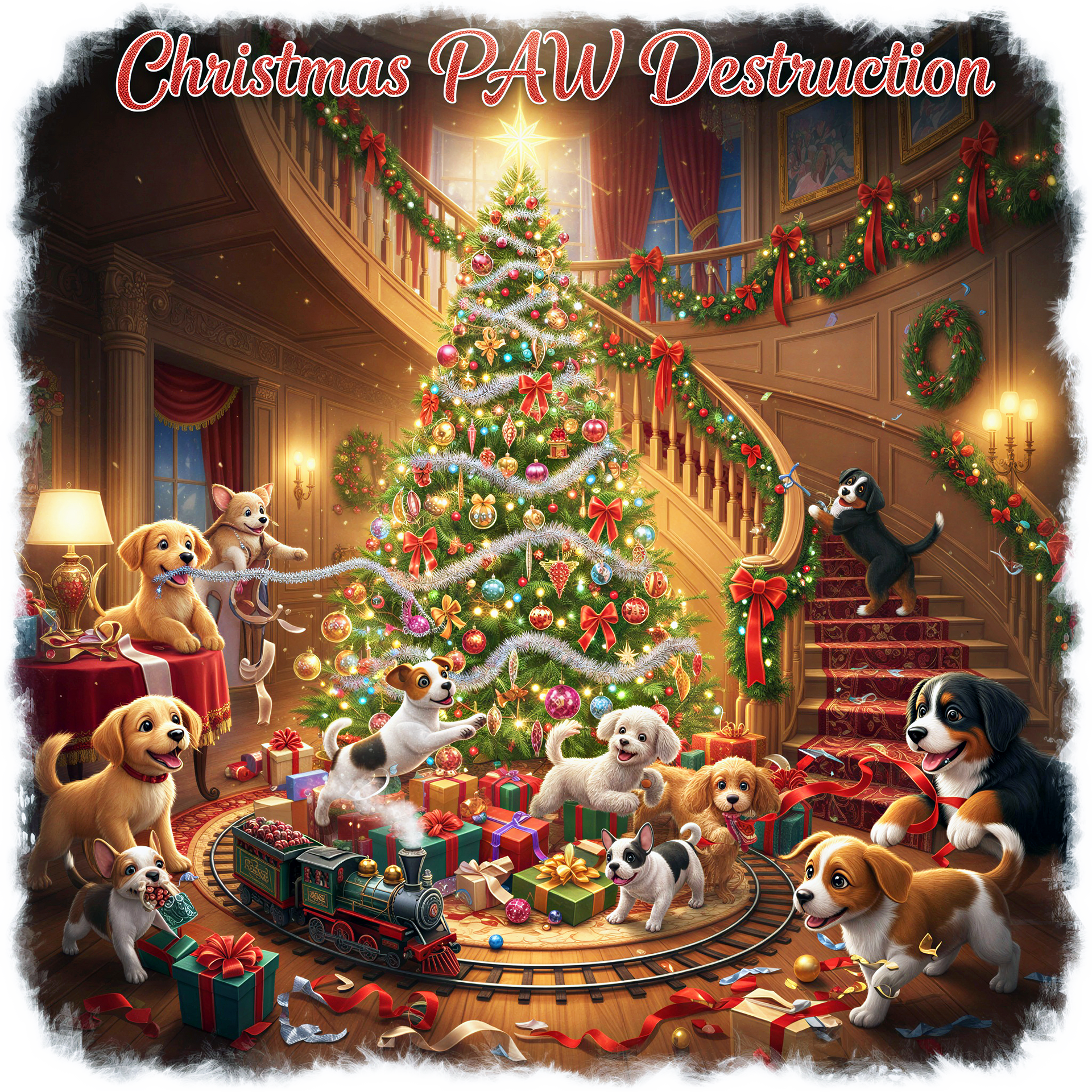 Christmas PAW Destruction!