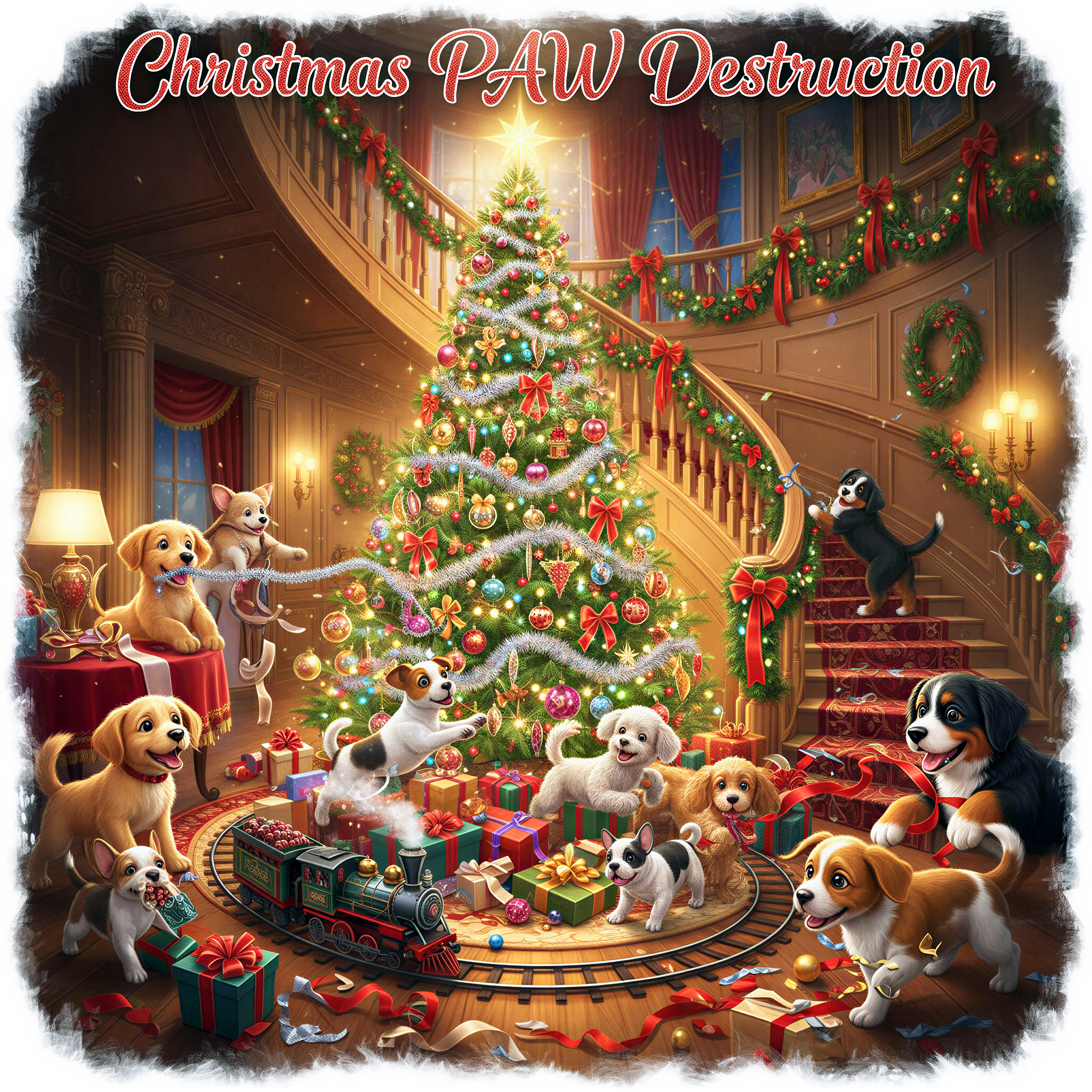 Christmas PAW Destruction!