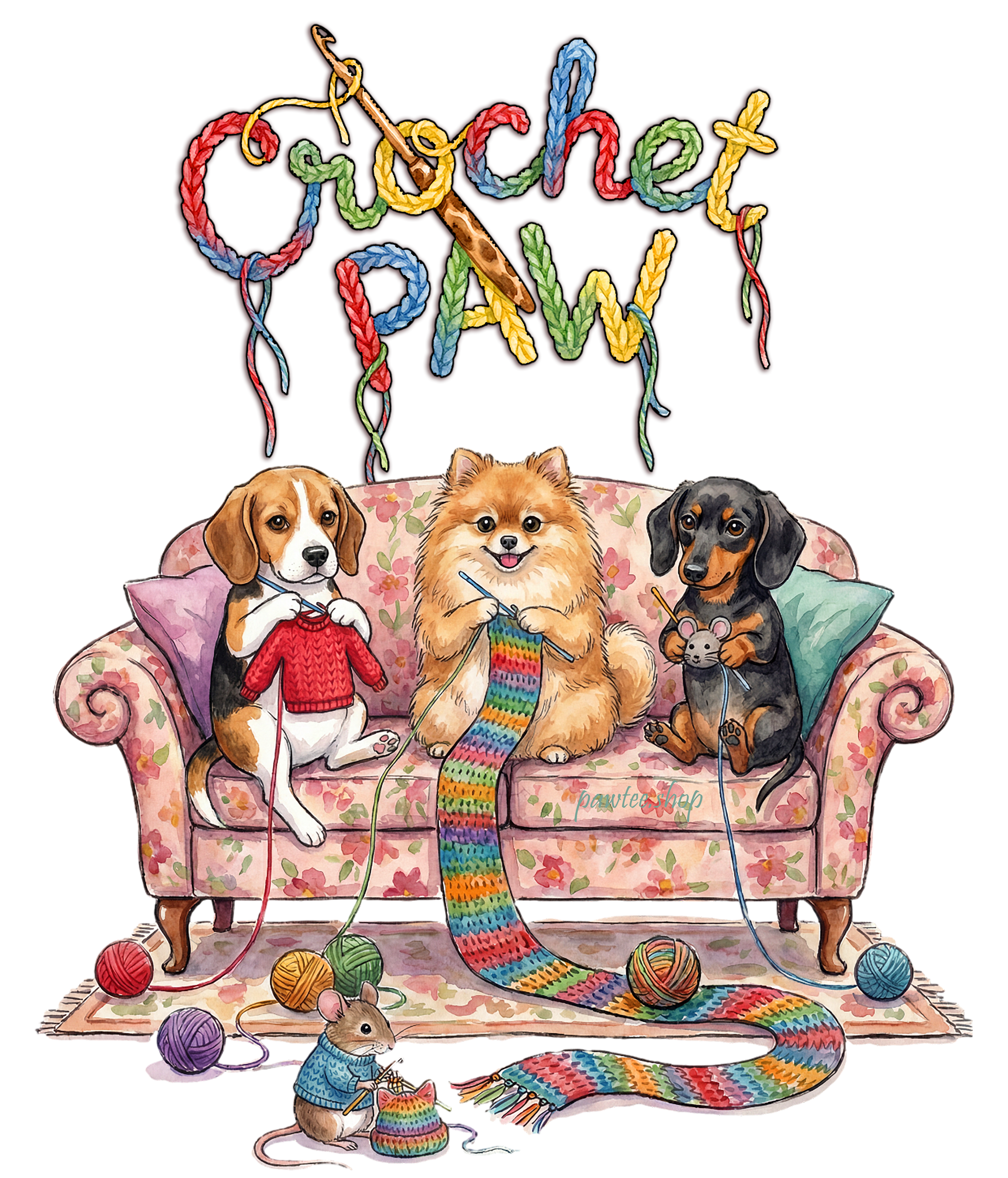 Crochet PAWS