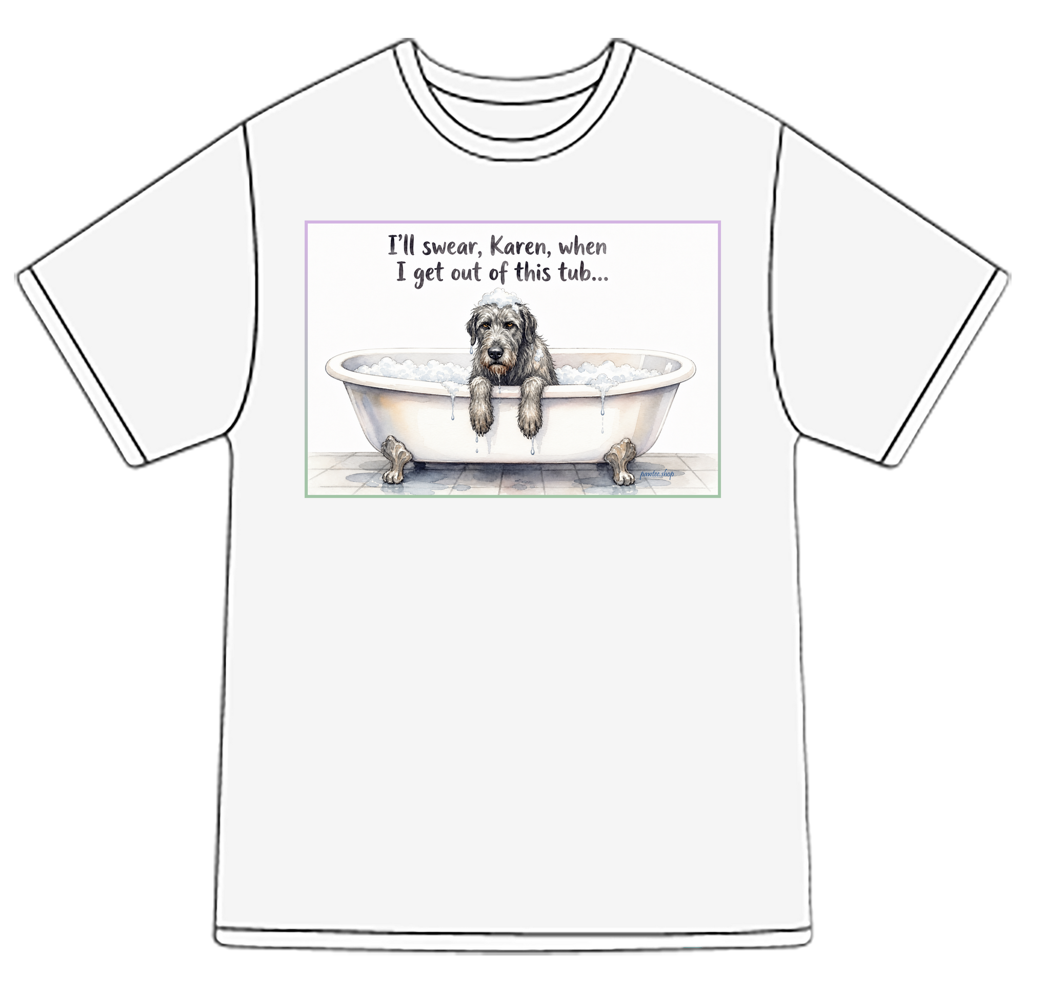 Dog Bath - Irish Wolfhound