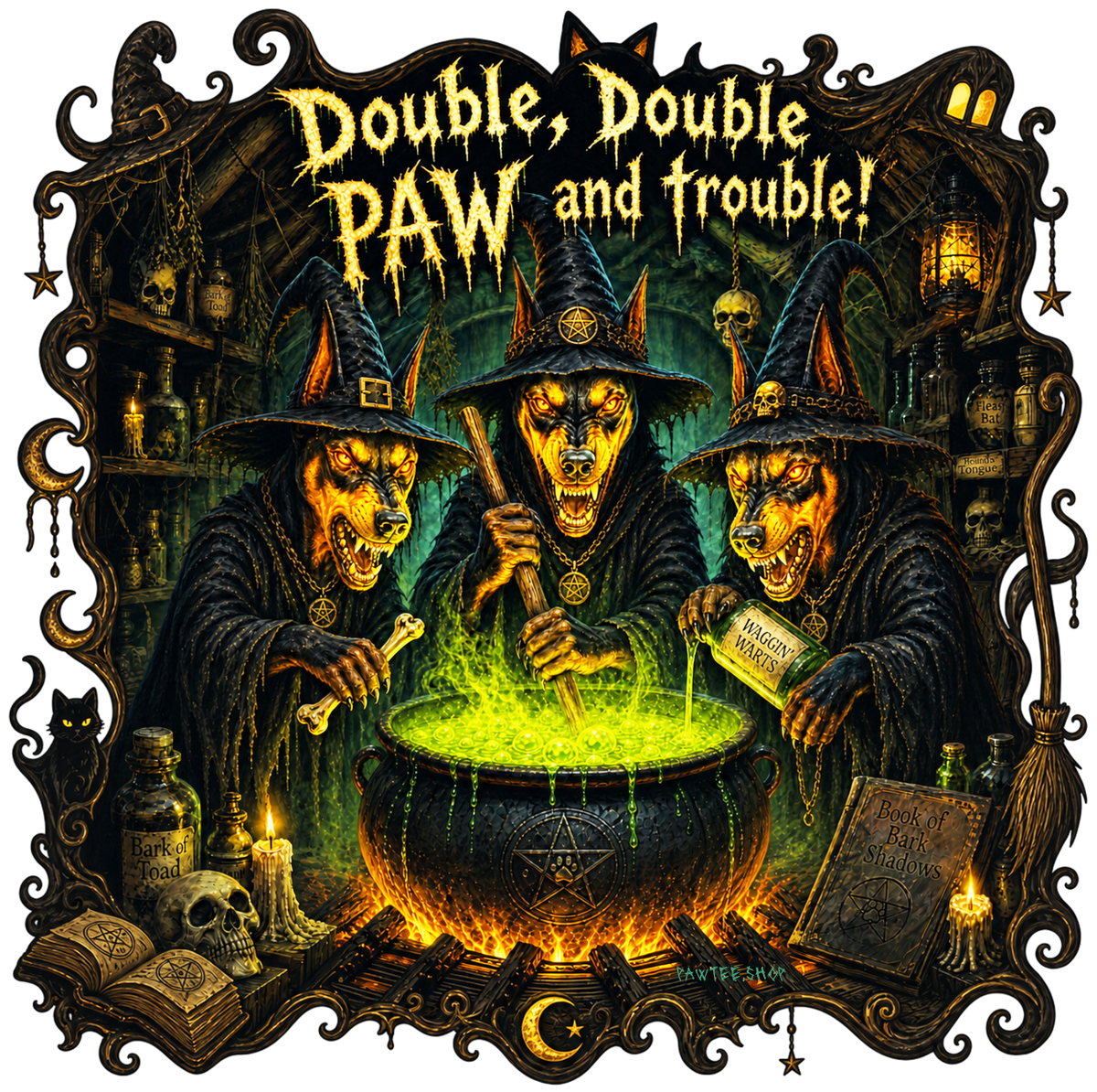 PAW and Trouble Dog Style