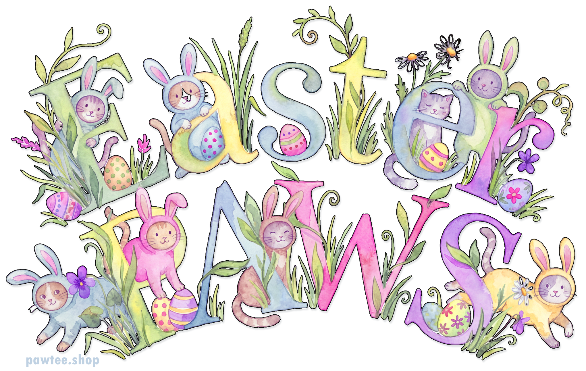 Easter PAWS