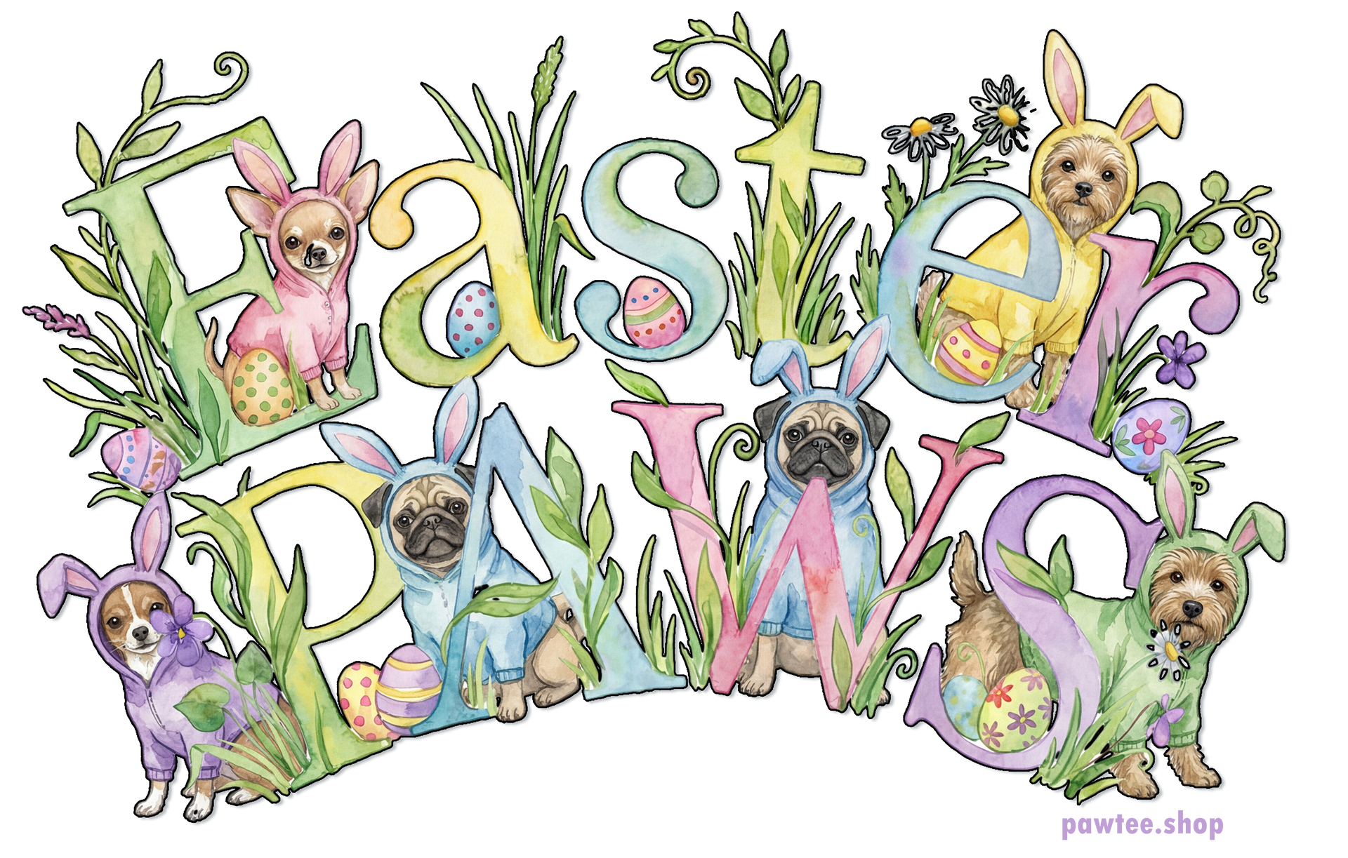 Easter PAWS