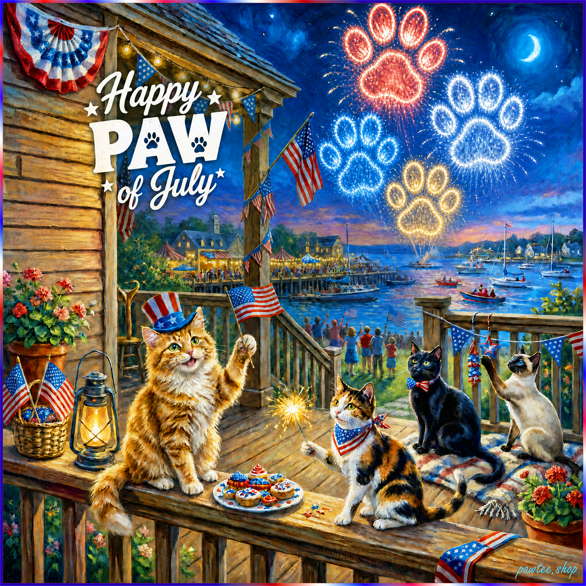 Happy PAW of July! (2)