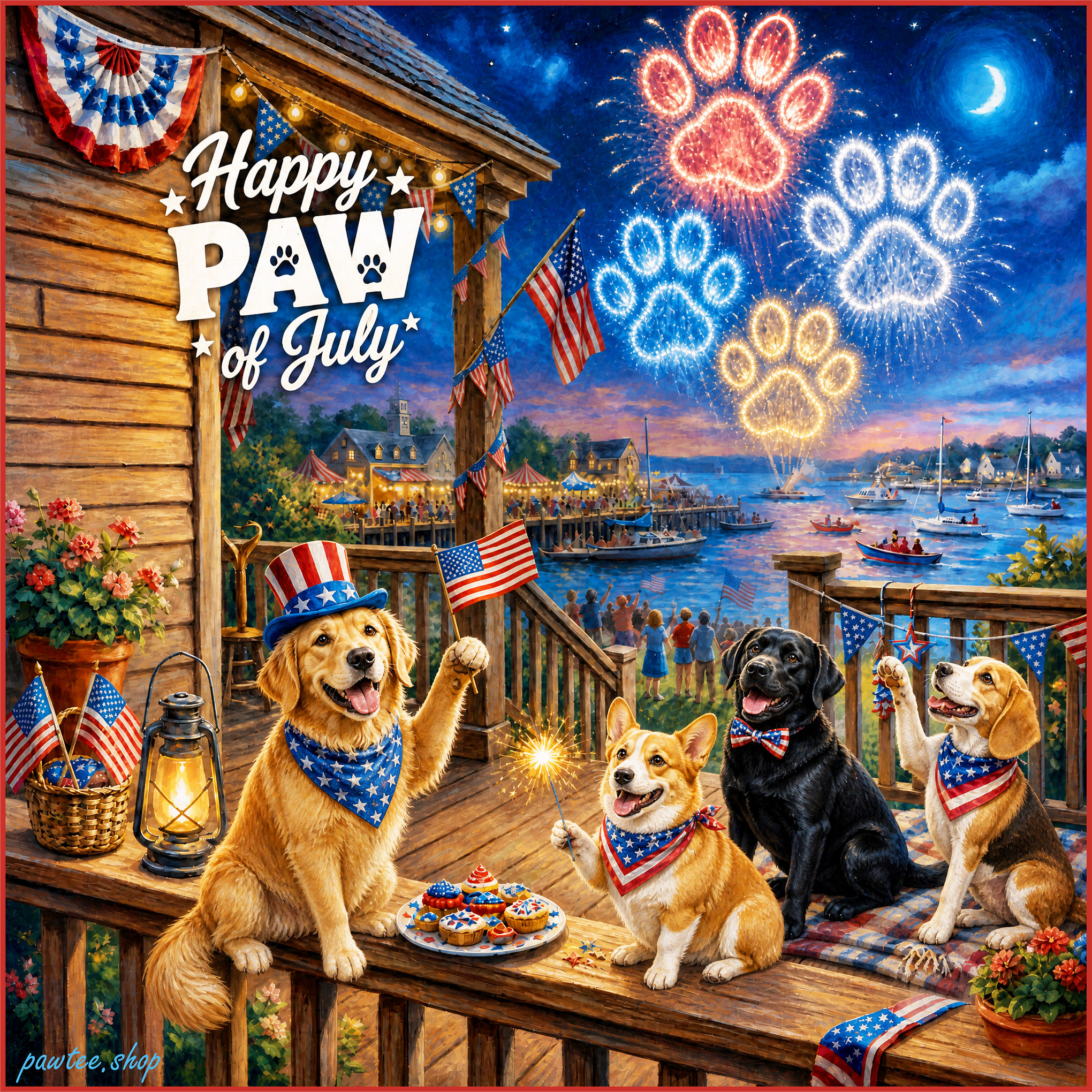 Happy Paw of July! (2)