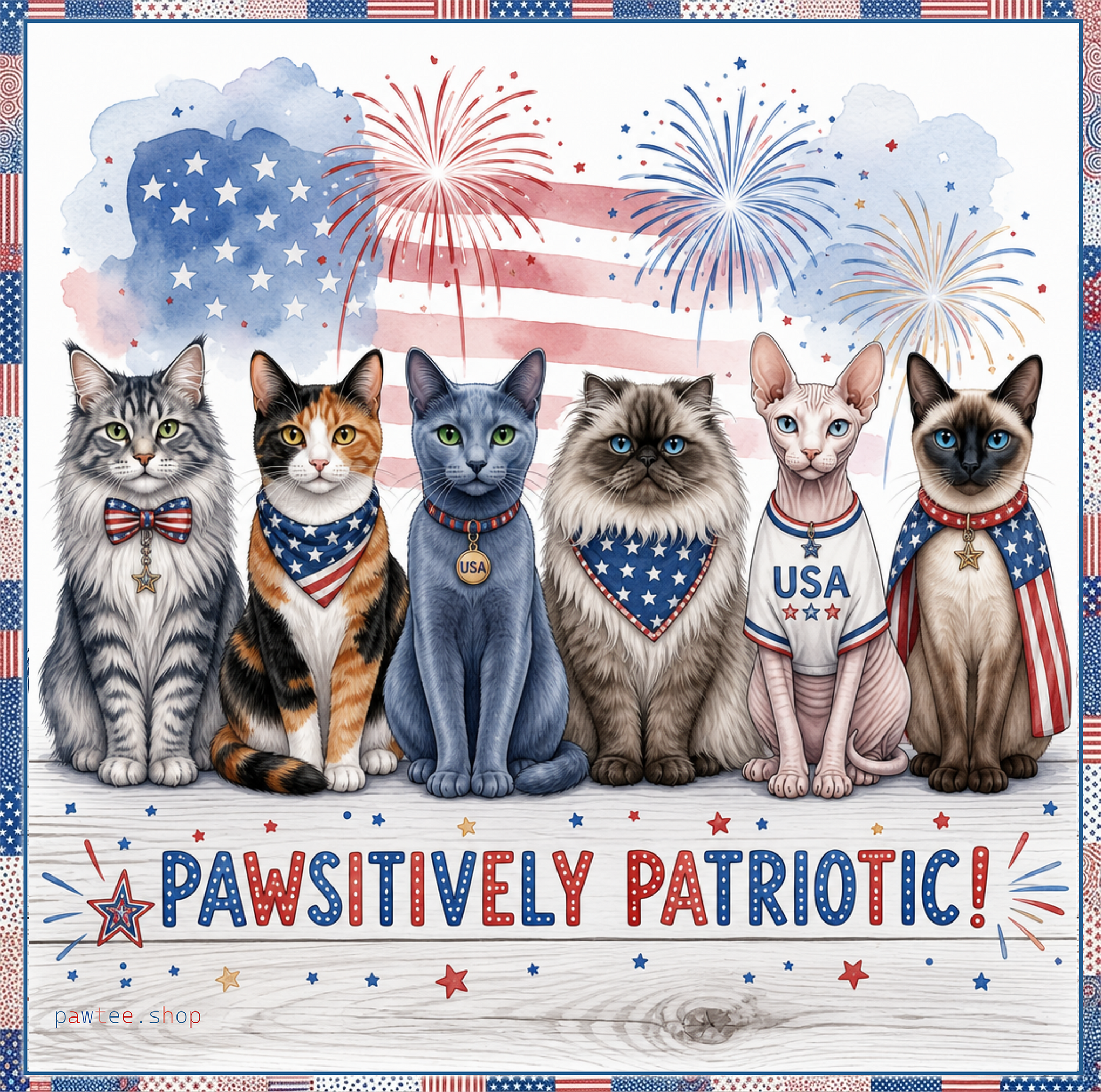 Pawsitively Patriotic!