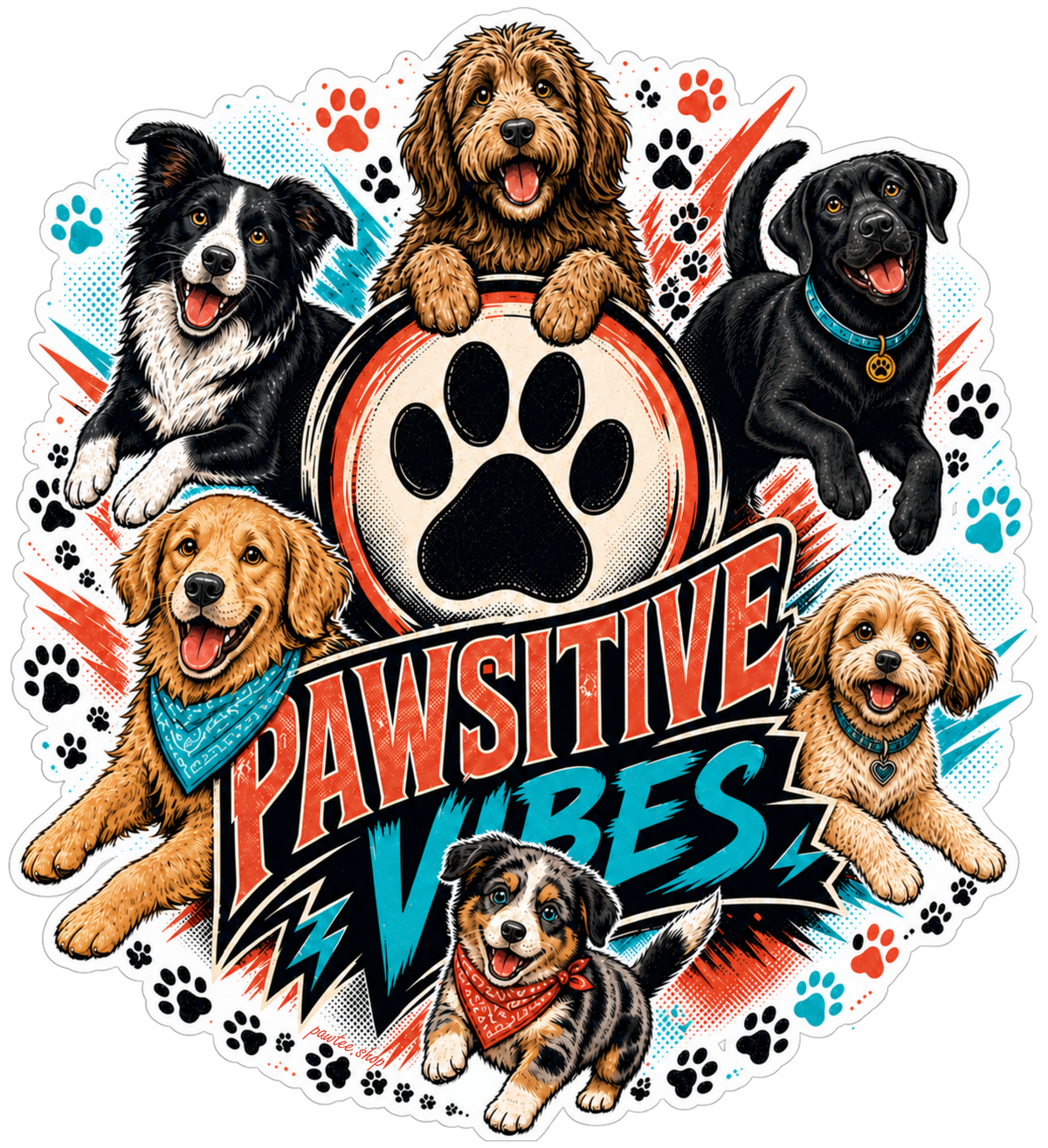 PAWsitive Vibes! Dog-style