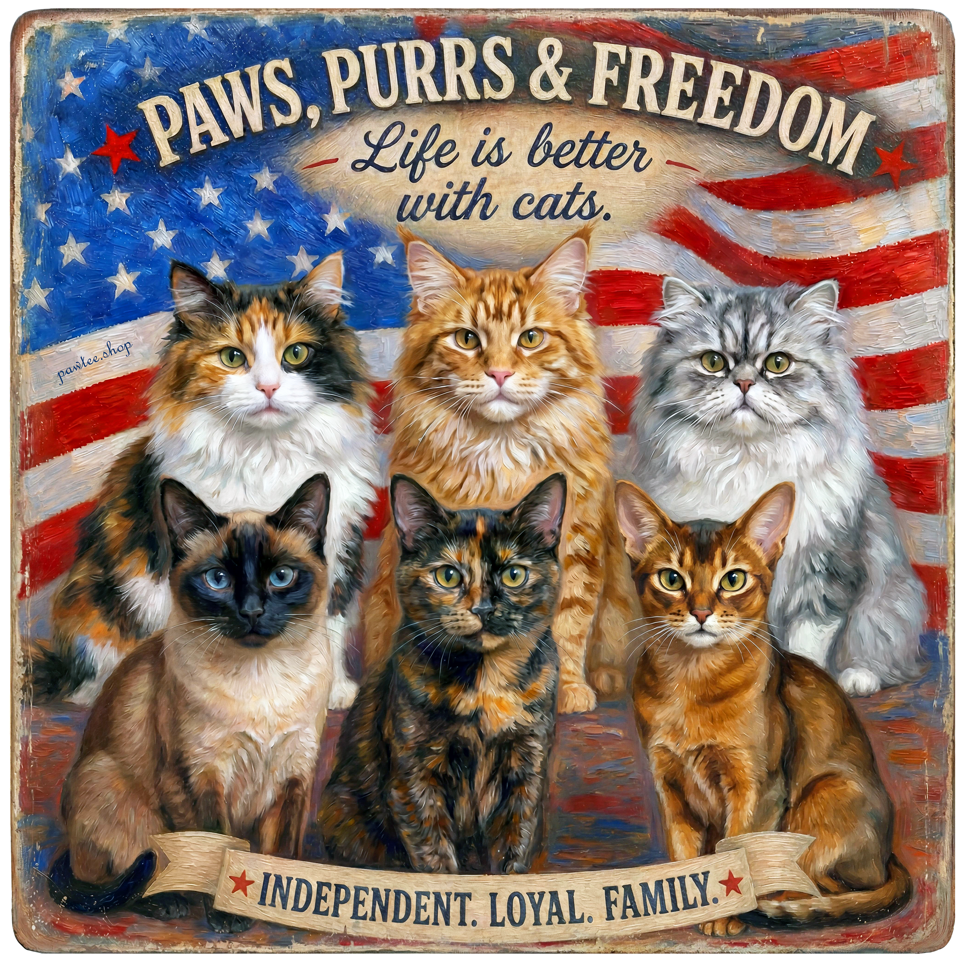 Paws. Purrs. Freedom.