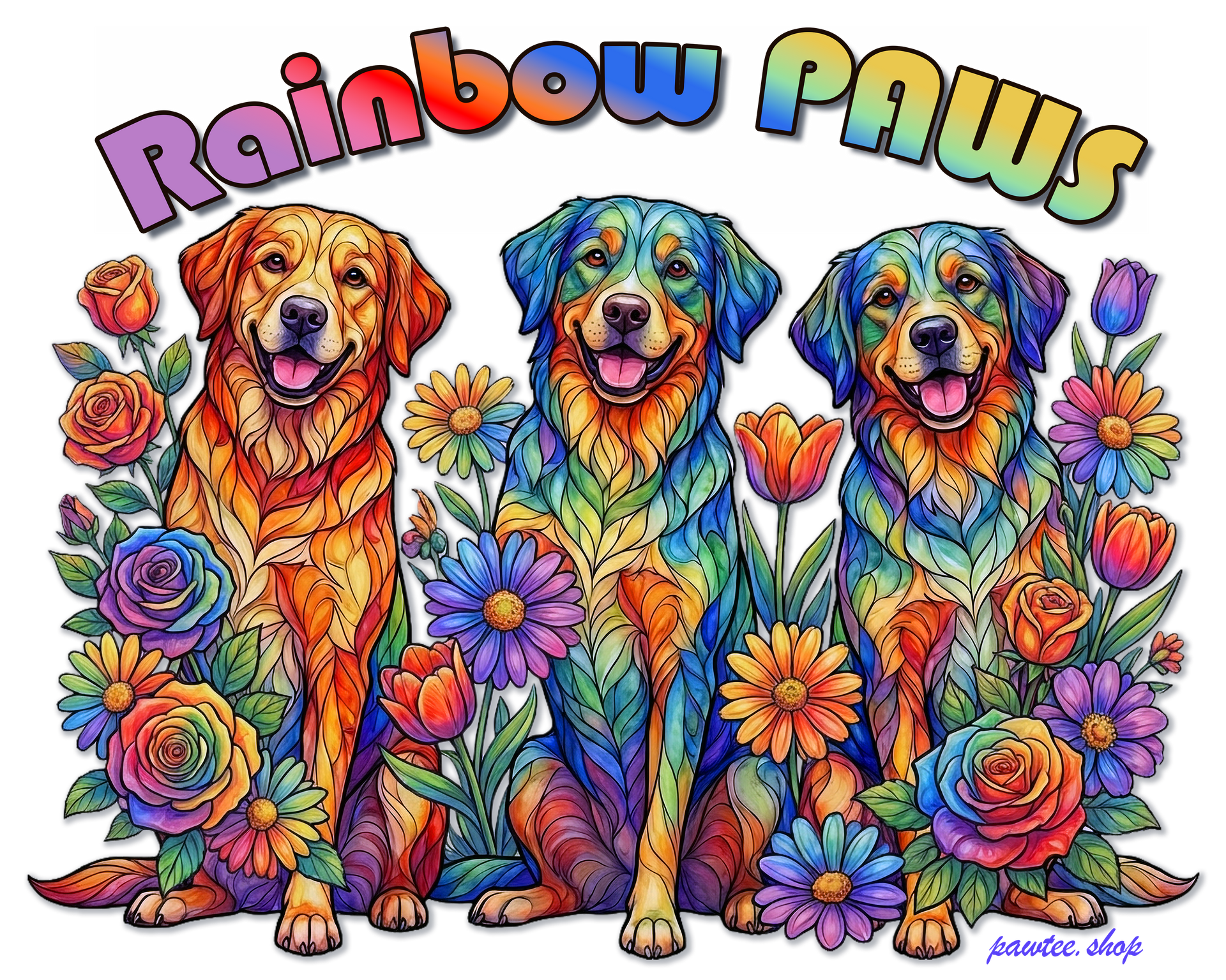 Rainbow Paws