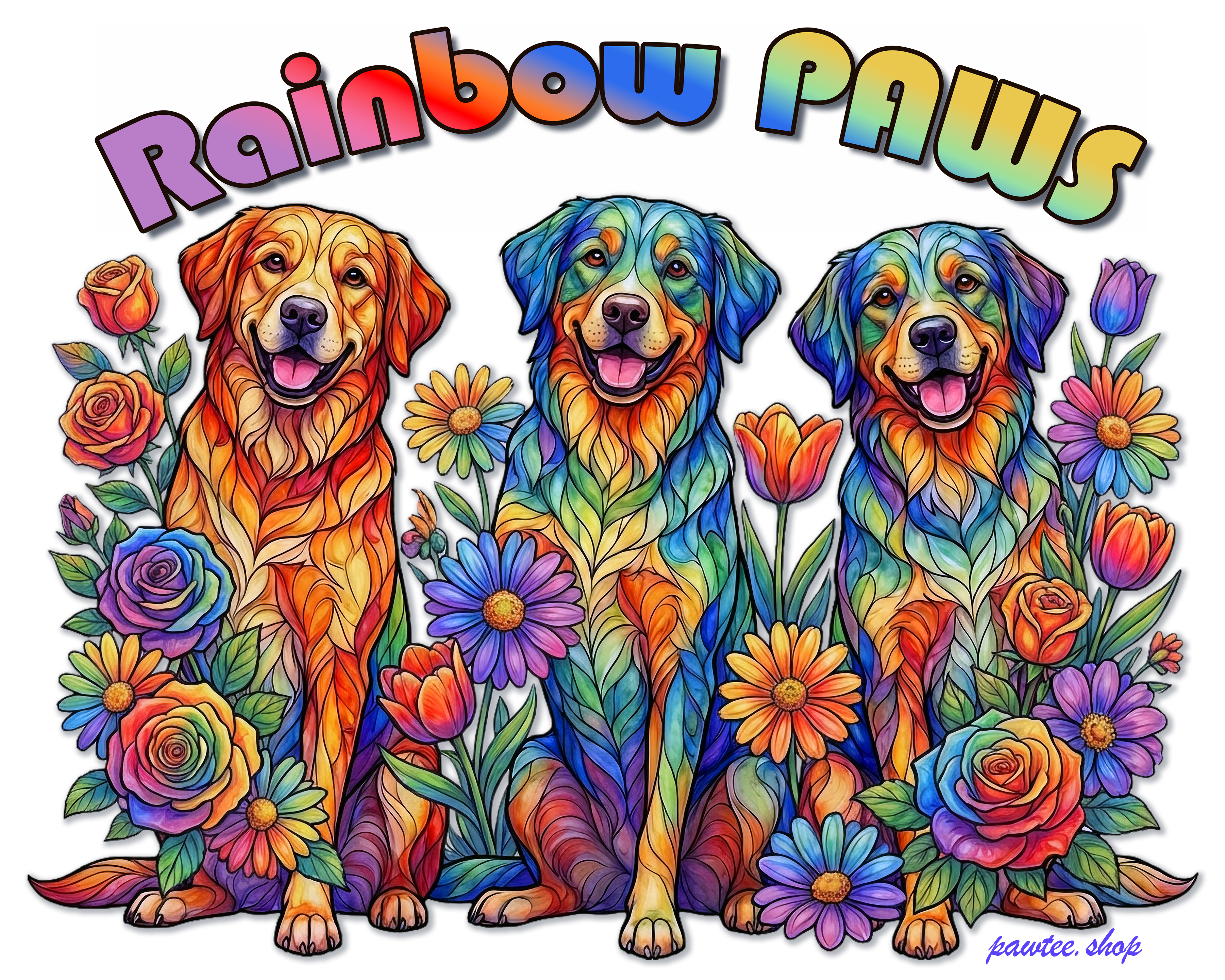 Rainbow Paws