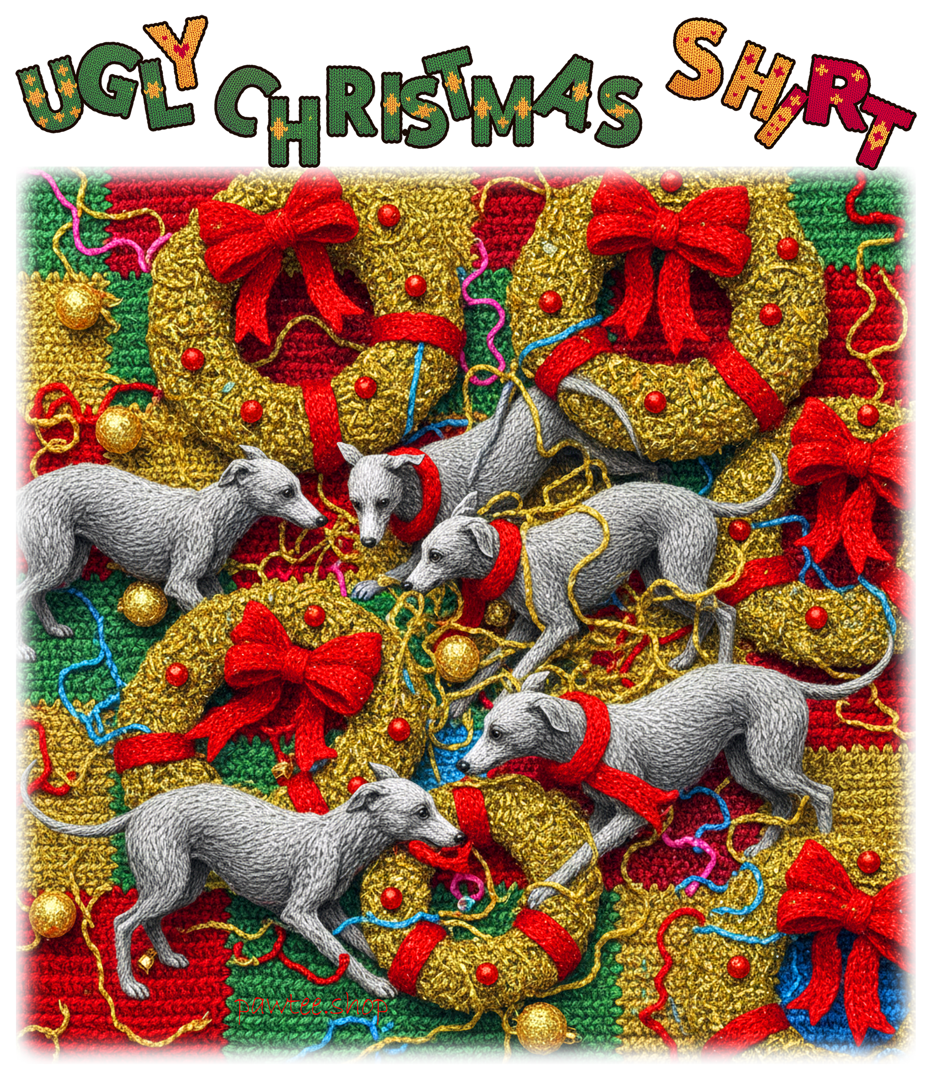 UGLY Christmas Sweatshirt Version2